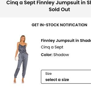 Cinq a Sept Shadow Jumpsuit